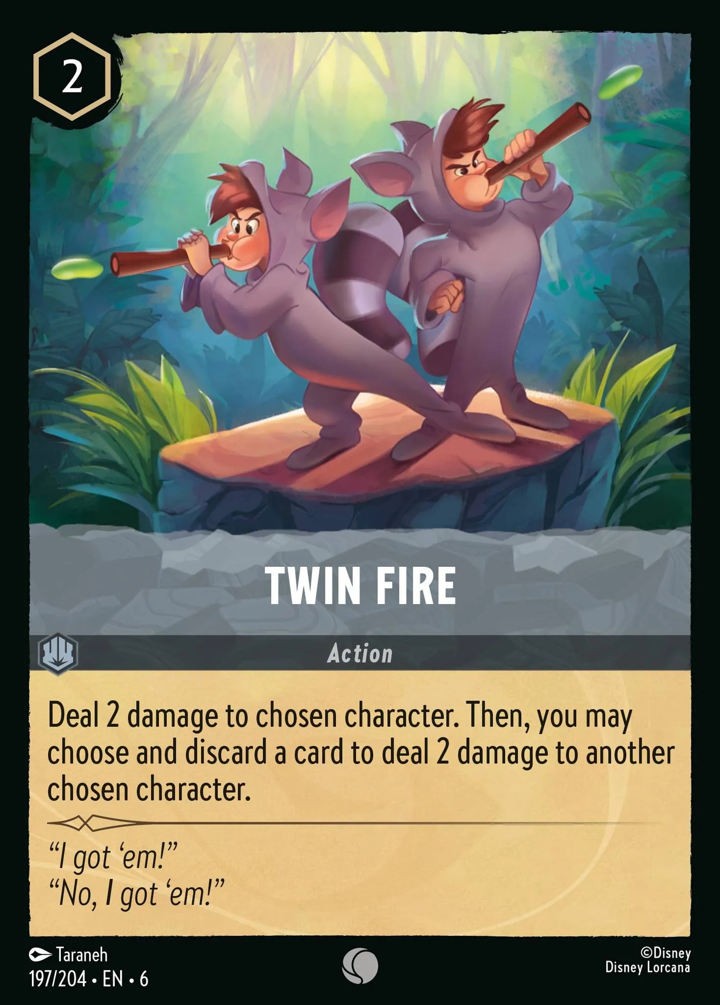 Twin Fire | Azurite Sea #197 (Near Mint) | Disney Lorcana Single Australia (Near Mint)