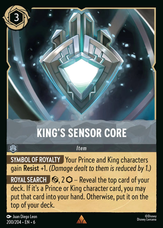 King's Sensor Core | Azurite Sea #200 (Near Mint) | Disney Lorcana Single Australia (Near Mint)