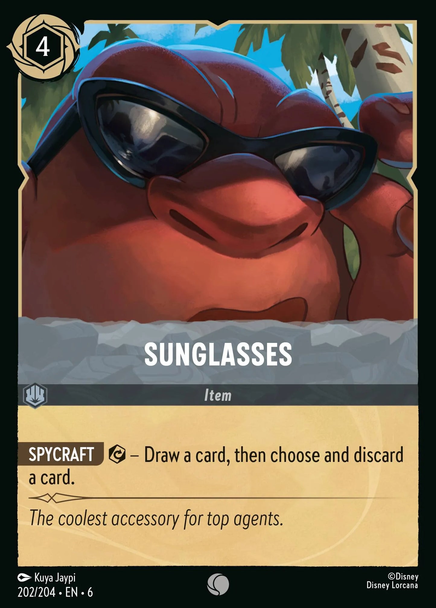 Sunglasses | Azurite Sea #202 (Near Mint Foil) | Disney Lorcana Single Australia (Near Mint)