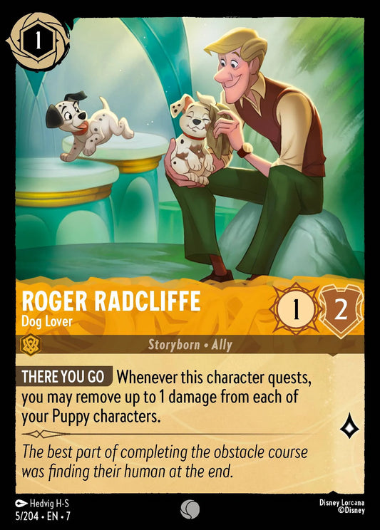 Roger Radcliffe - Dog Lover | Archazia's Island #5 (Near Mint Foil) | Disney Lorcana Single Australia (Near Mint)