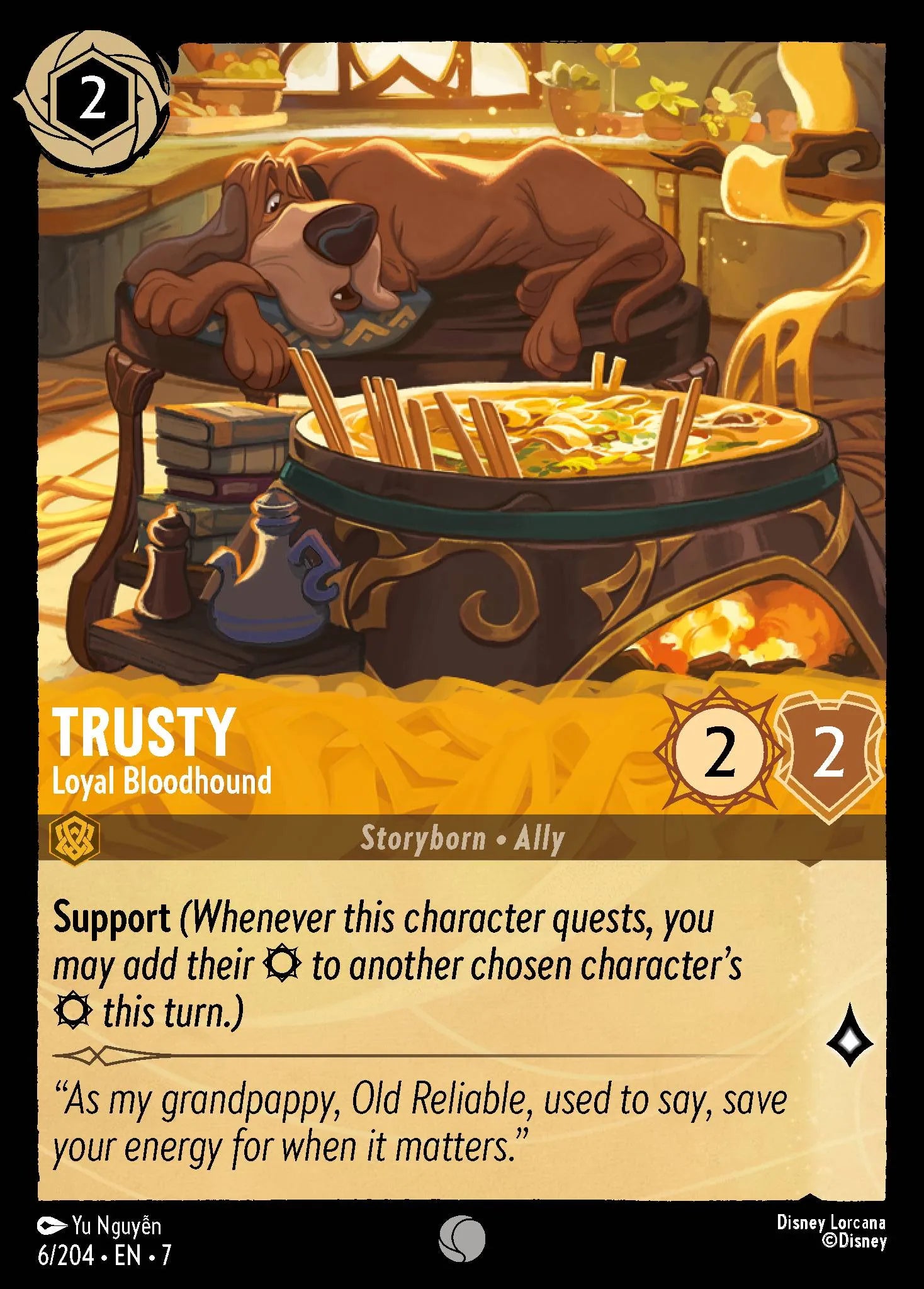 Trusty - Loyal Bloodhound | Archazia's Island #6 (Near Mint) | Disney Lorcana Single Australia (Near Mint)