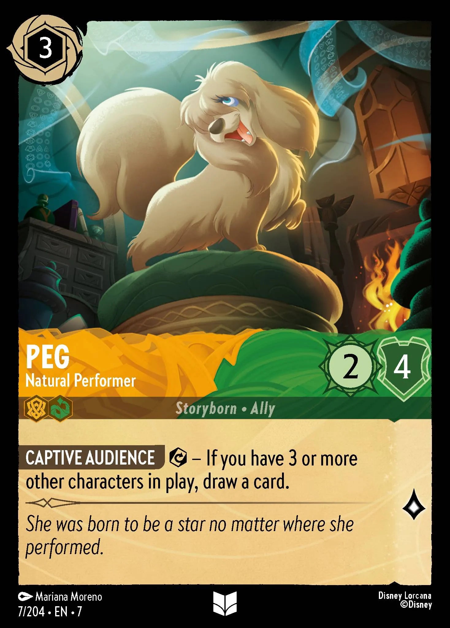 Peg - Natural Performer | Archazia's Island #7 (Near Mint) | Disney Lorcana Single Australia (Near Mint)