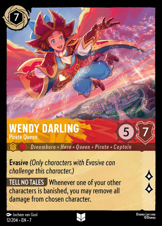 Wendy Darling - Pirate Queen | Archazia's Island #12 (Near Mint Foil) | Disney Lorcana Single Australia (Near Mint)