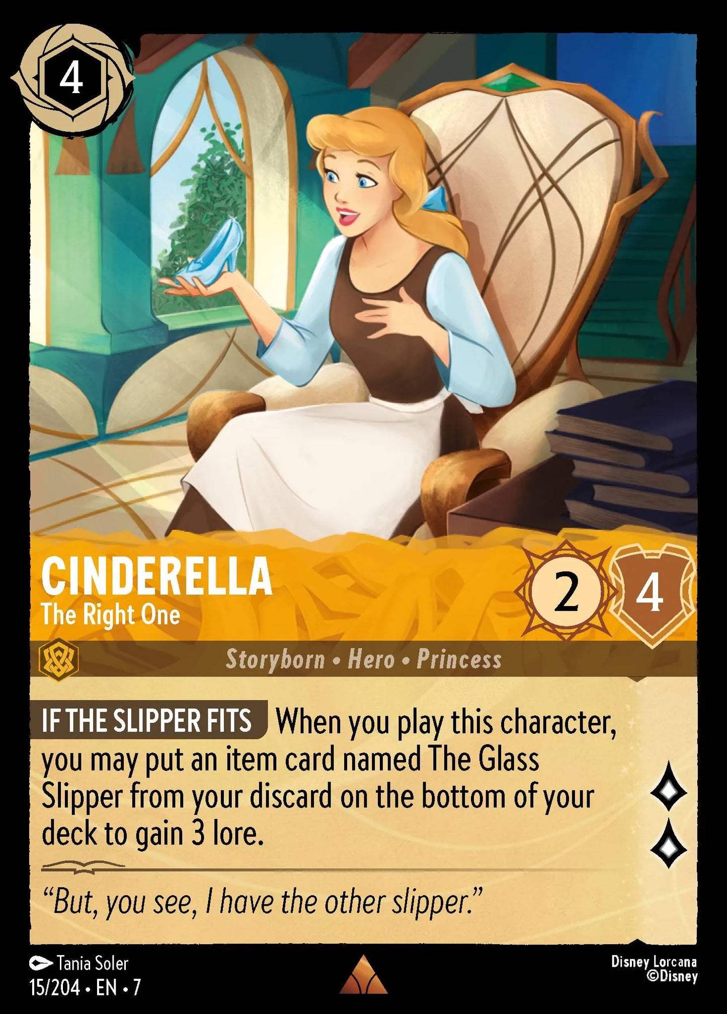 Cinderella - The Right One | Archazia's Island #15 (Near Mint Foil) | Disney Lorcana Single Australia (Near Mint)