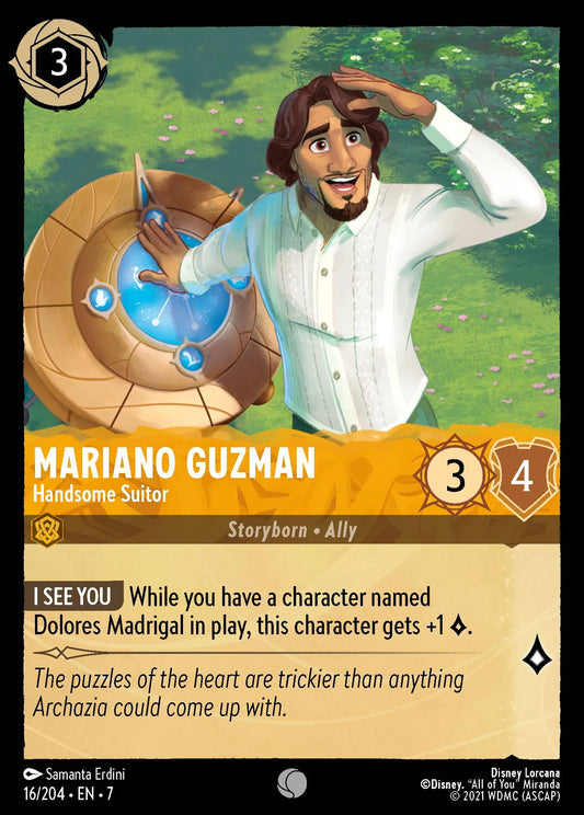 Mariano Guzman - Handsome Suitor | Archazia's Island #16 (Near Mint Foil) | Disney Lorcana Single Australia (Near Mint)