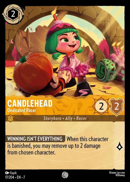 Candlehead - Dedicated Racer | Archazia's Island #17 (Near Mint) | Disney Lorcana Single Australia (Near Mint)