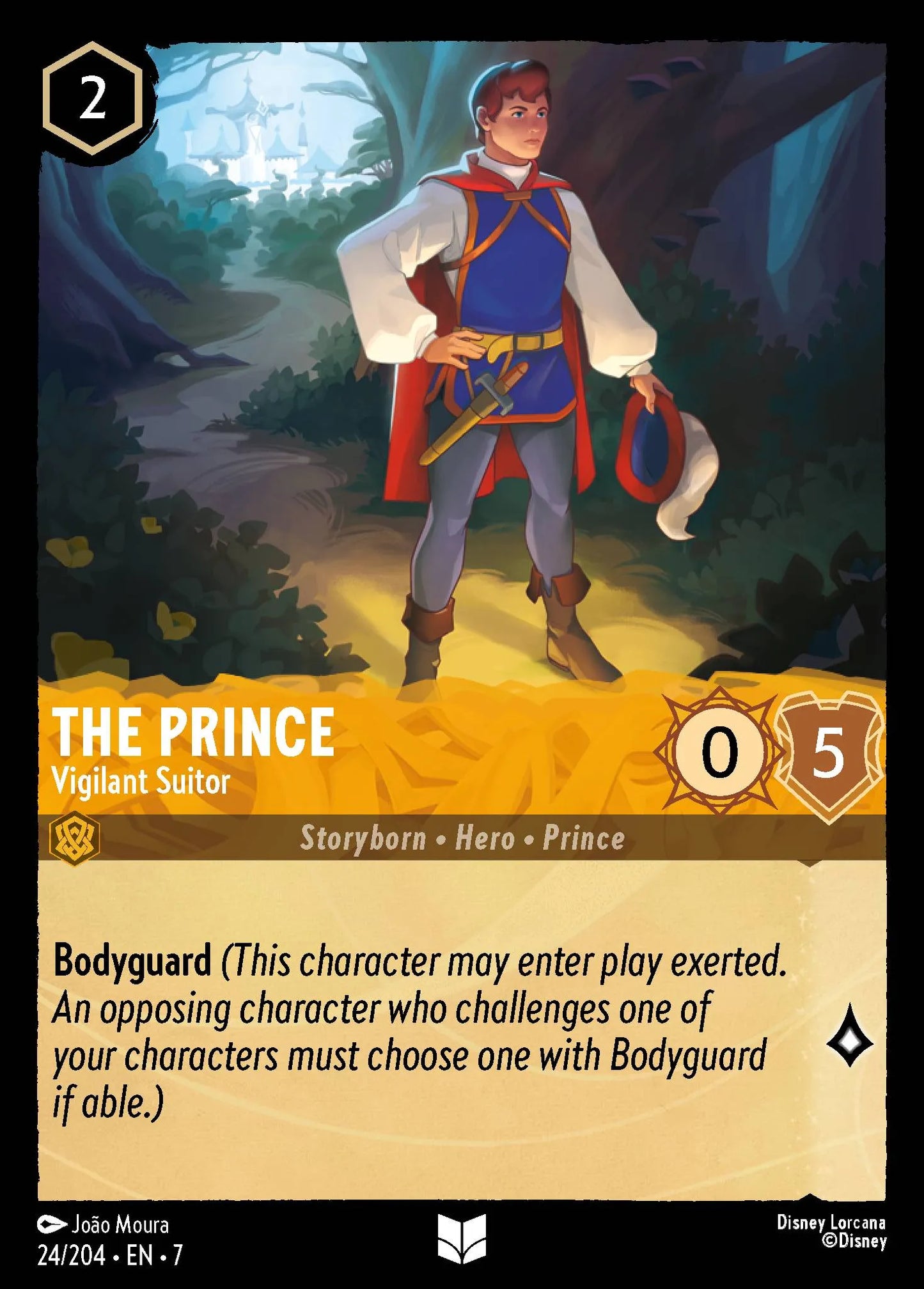 The Prince - Vigilant Suitor | Archazia's Island #24 (Near Mint Foil) | Disney Lorcana Single Australia (Near Mint)