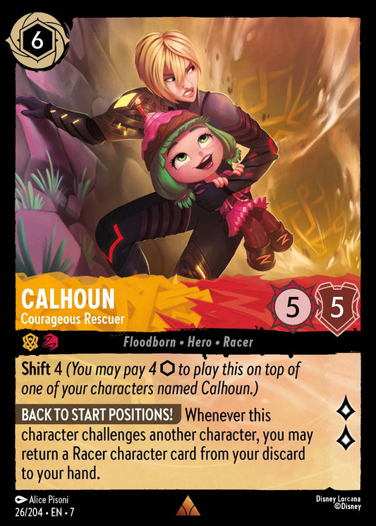 Calhoun - Courageous Rescuer | Archazia's Island #26 (Near Mint) | Disney Lorcana Single Australia (Near Mint)
