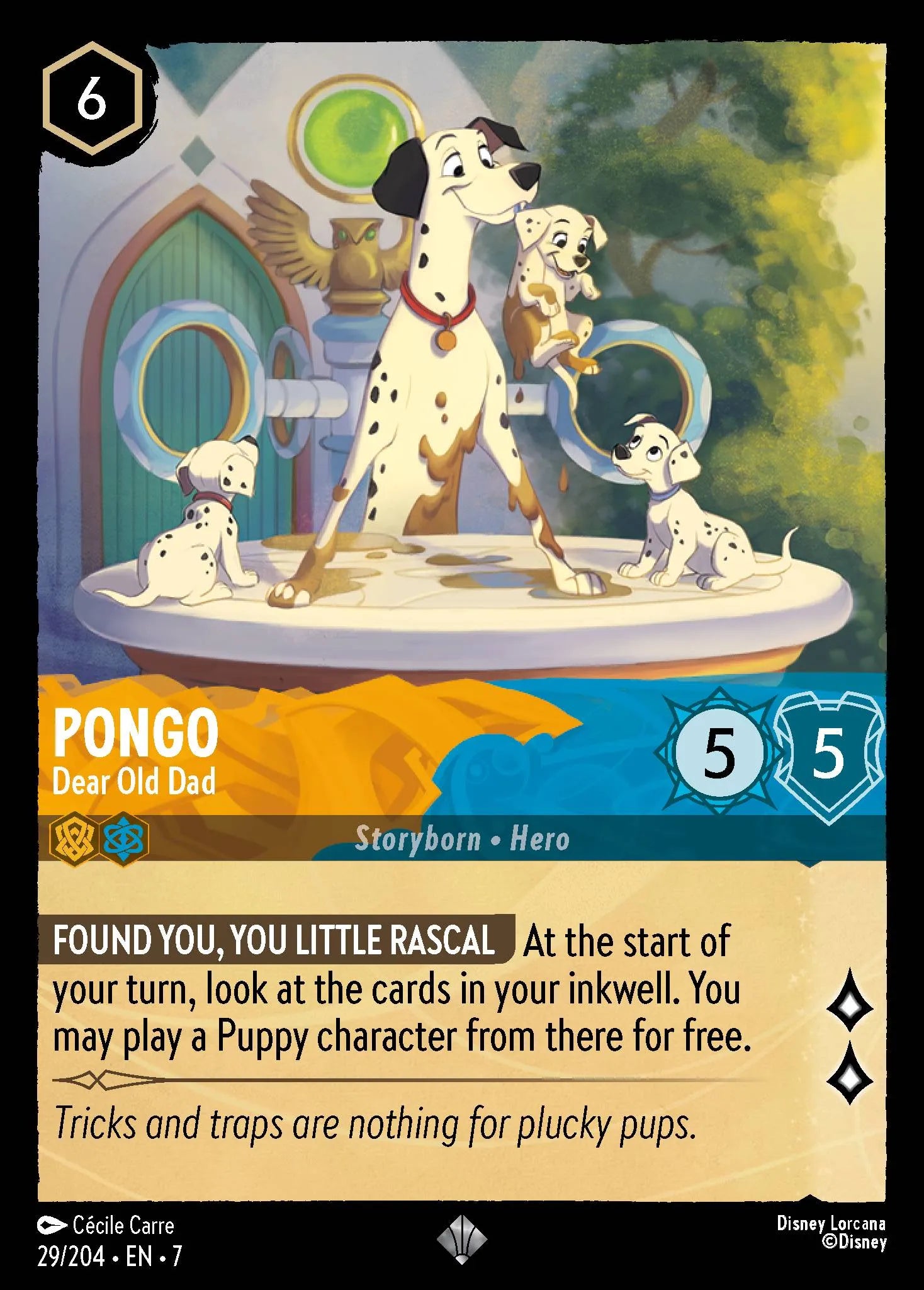 Pongo - Dear Old Dad | Archazia's Island #29 (Near Mint) | Disney Lorcana Single Australia (Near Mint)