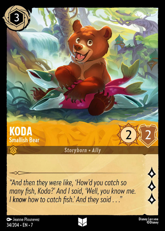 Koda - Smallish Bear | Archazia's Island #34 (Near Mint Foil) | Disney Lorcana Single Australia (Near Mint)