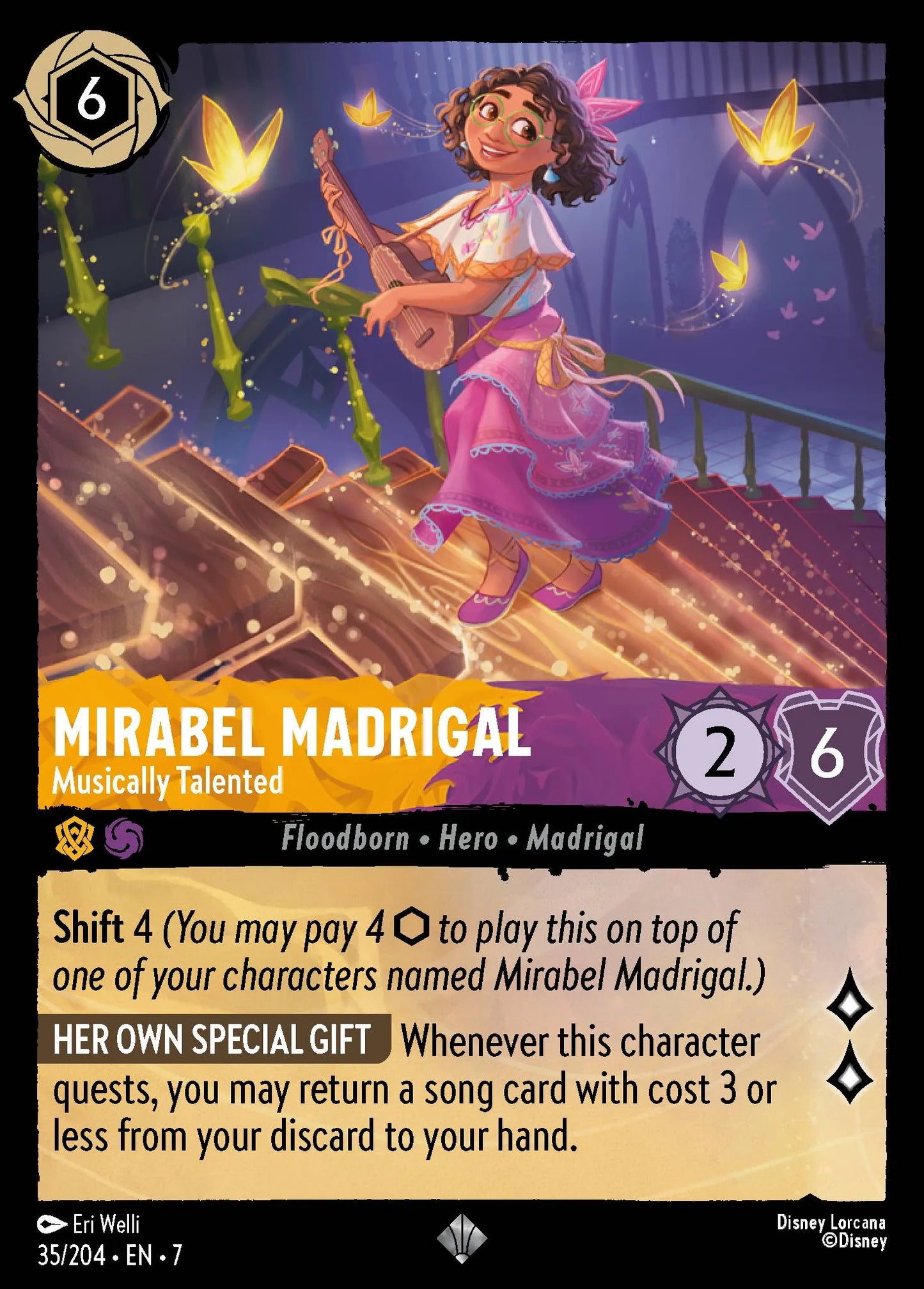 Mirabel Madrigal - Musically Talented | Archazia's Island #35 (Near Mint Foil) | Disney Lorcana Single Australia (Near Mint)