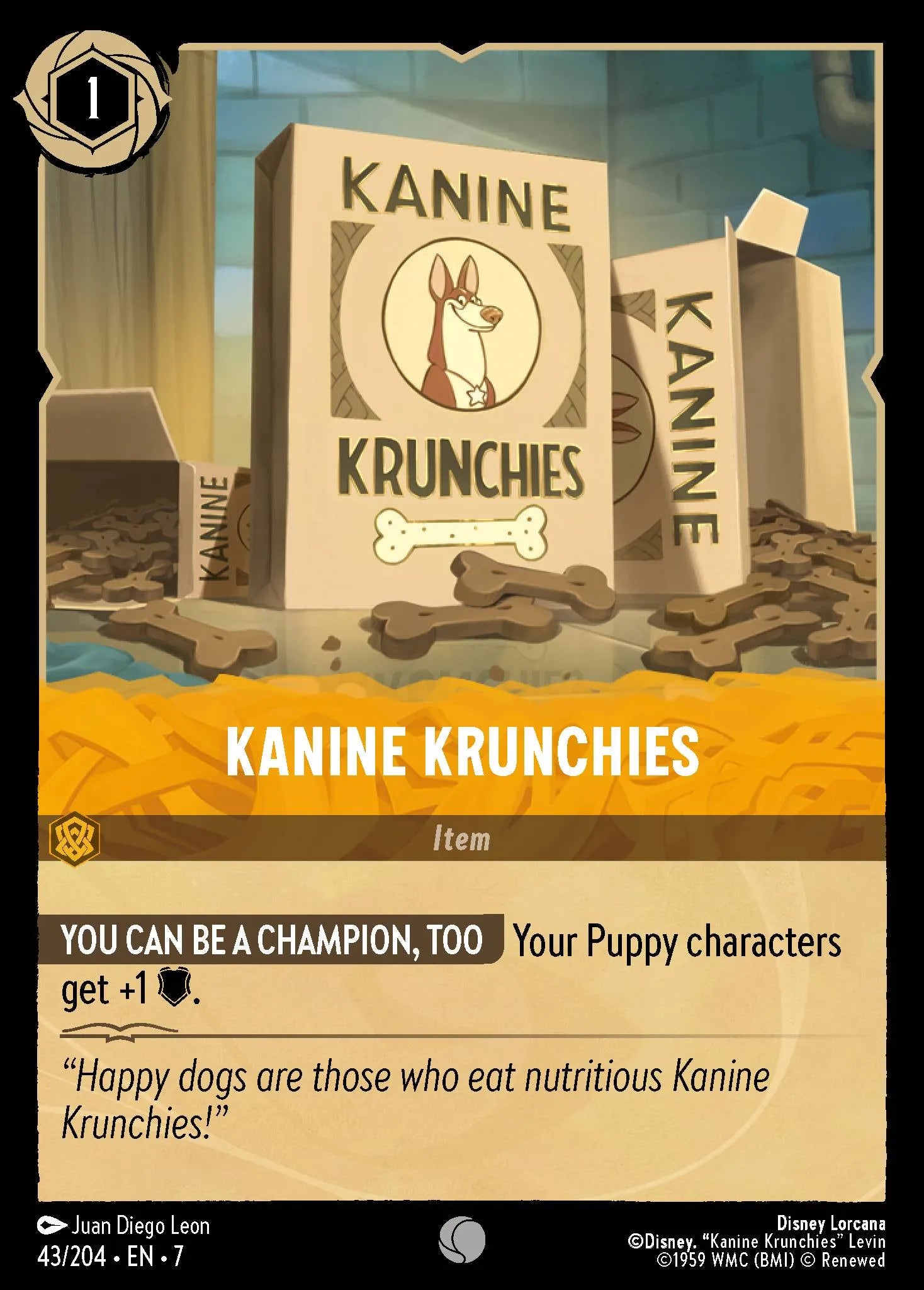 Kanine Krunchies | Archazia's Island #43 (Near Mint) | Disney Lorcana Single Australia (Near Mint)