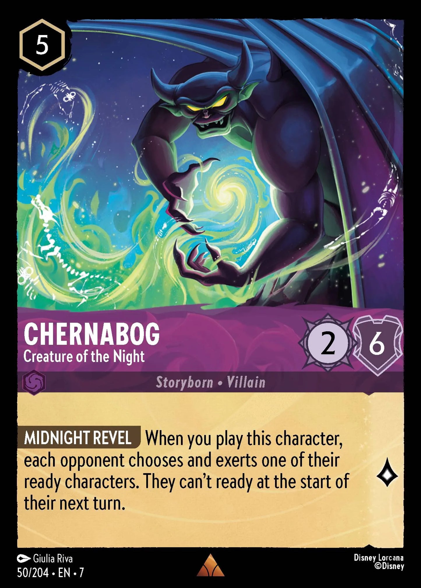 Chernabog - Creature of the Night | Archazia's Island #50 (Near Mint) | Disney Lorcana Single Australia (Near Mint)