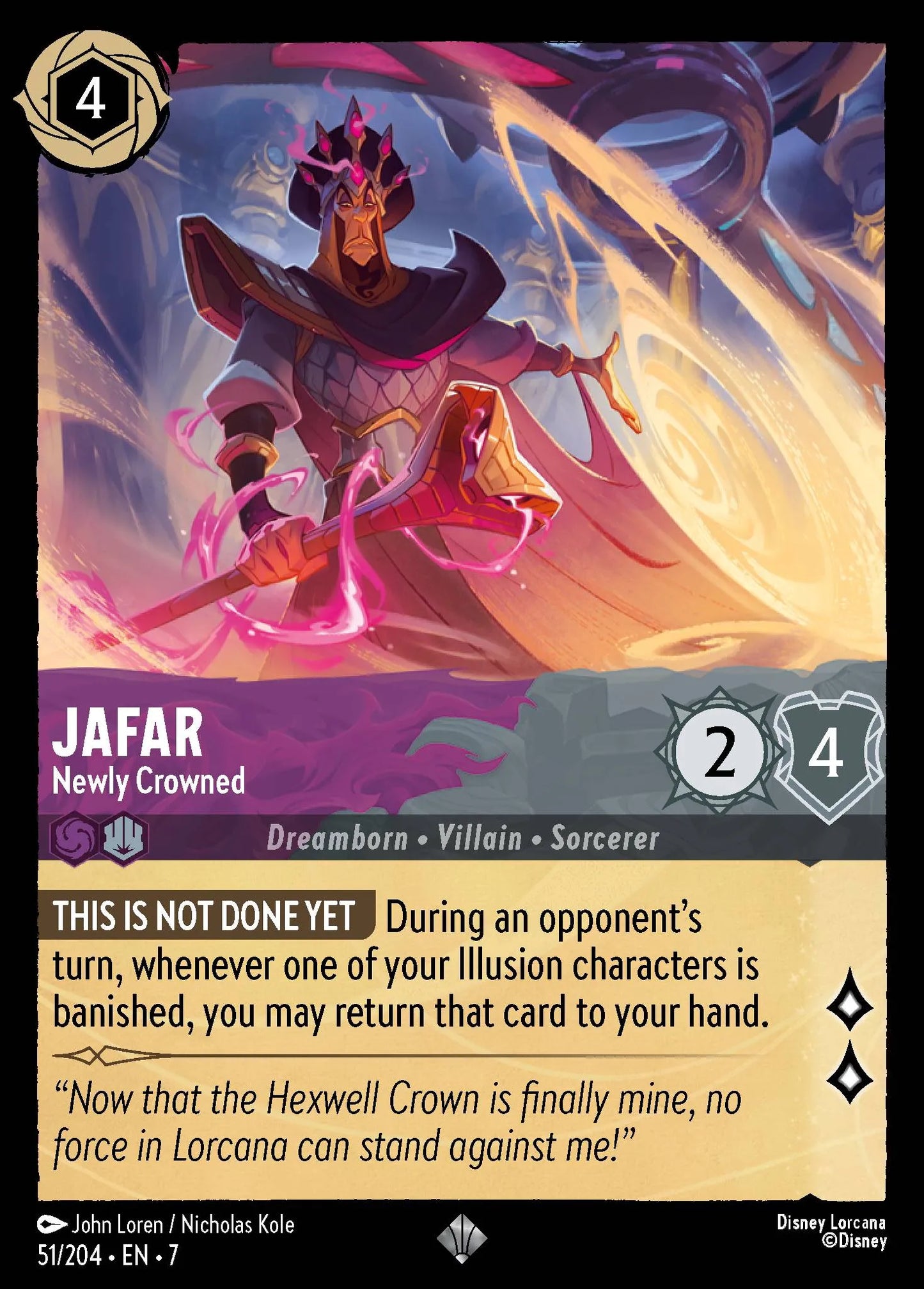 Jafar - Newly Crowned | Archazia's Island #51 (Near Mint) | Disney Lorcana Single Australia (Near Mint)