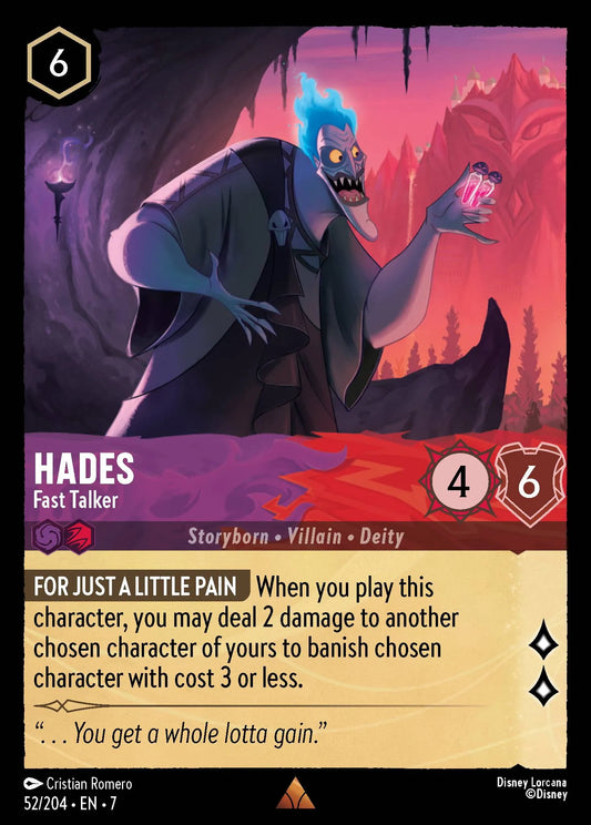 Hades - Fast Talker | Archazia's Island #52 (Near Mint) | Disney Lorcana Single Australia (Near Mint)