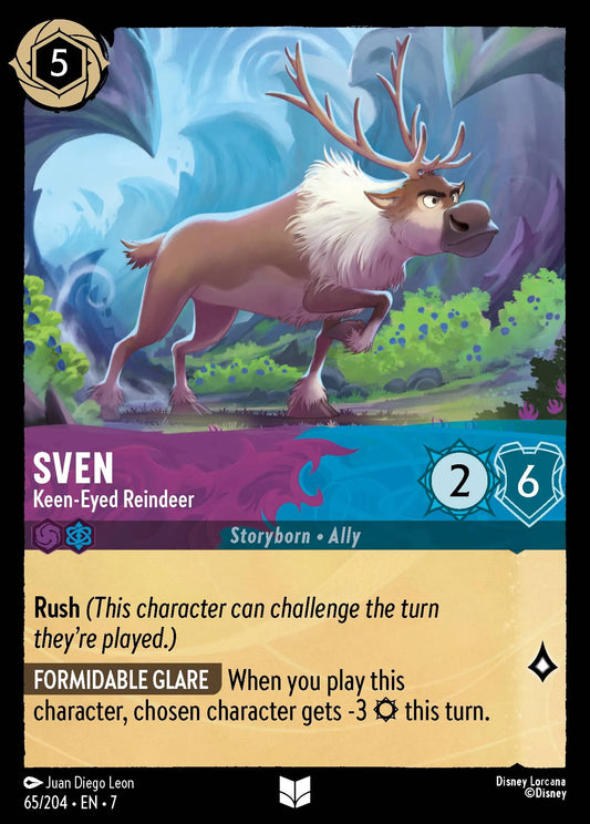 Sven - Keen-Eyed Reindeer | Archazia's Island #65 (Near Mint) | Disney Lorcana Single Australia (Near Mint)