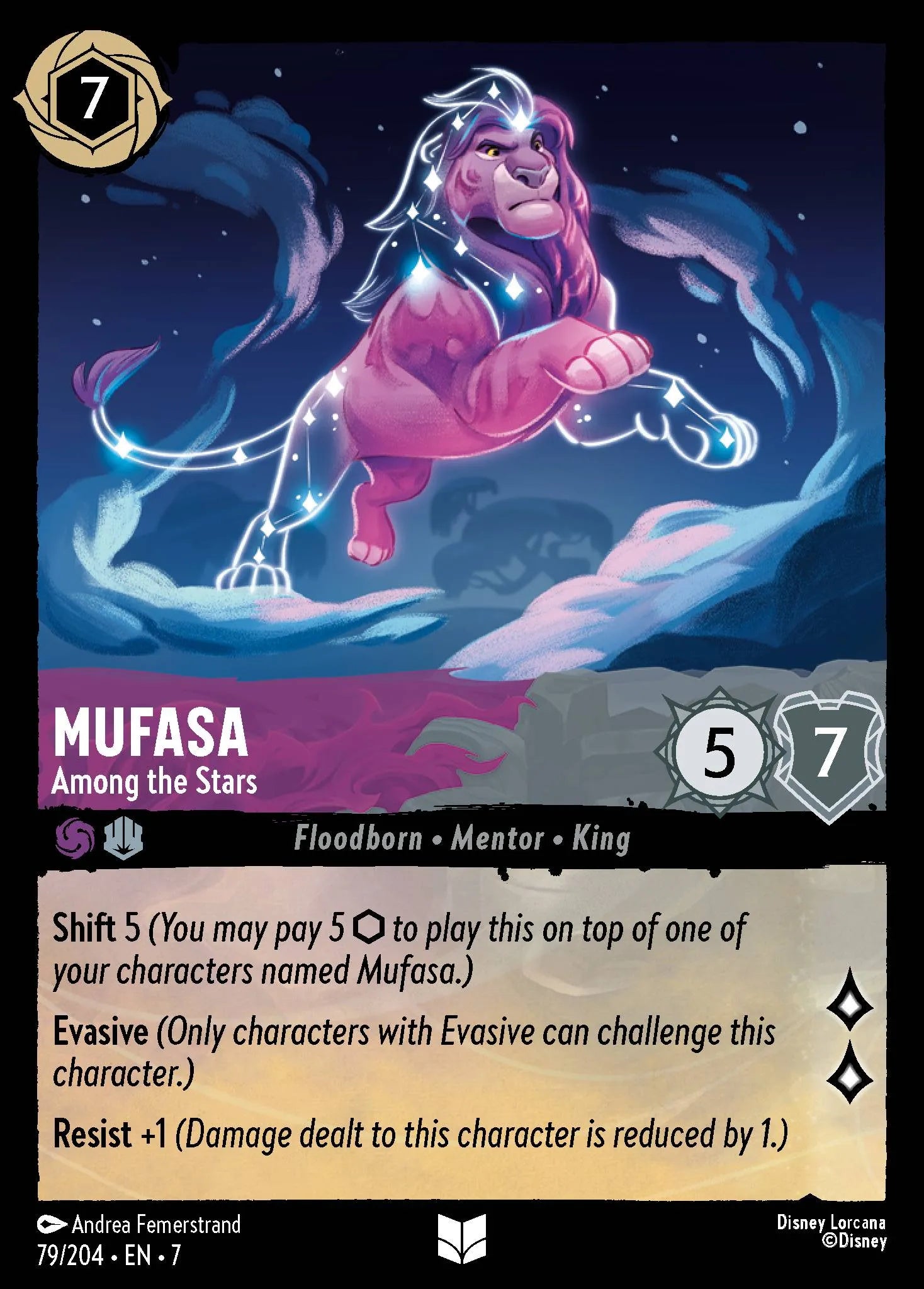 Mufasa - Among the Stars | Archazia's Island #79 (Near Mint) | Disney Lorcana Single Australia (Near Mint)