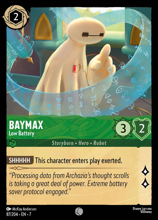 Baymax - Low Battery | Archazia's Island #87 (Near Mint) | Disney Lorcana Single Australia (Near Mint)