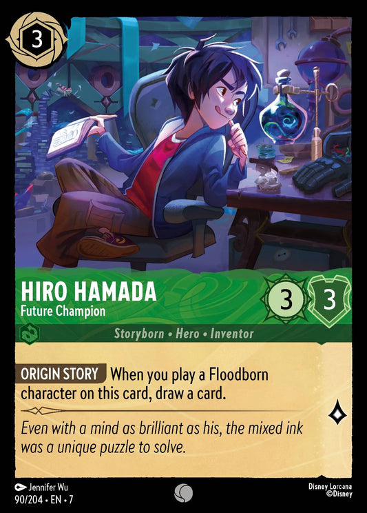 Hiro Hamada - Future Champion | Archazia's Island #90 (Near Mint Foil) | Disney Lorcana Single Australia (Near Mint)