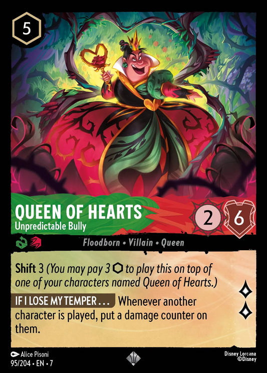 Queen of Hearts - Unpredictable Bully | Archazia's Island #95 (Near Mint Foil) | Disney Lorcana Single Australia (Near Mint)