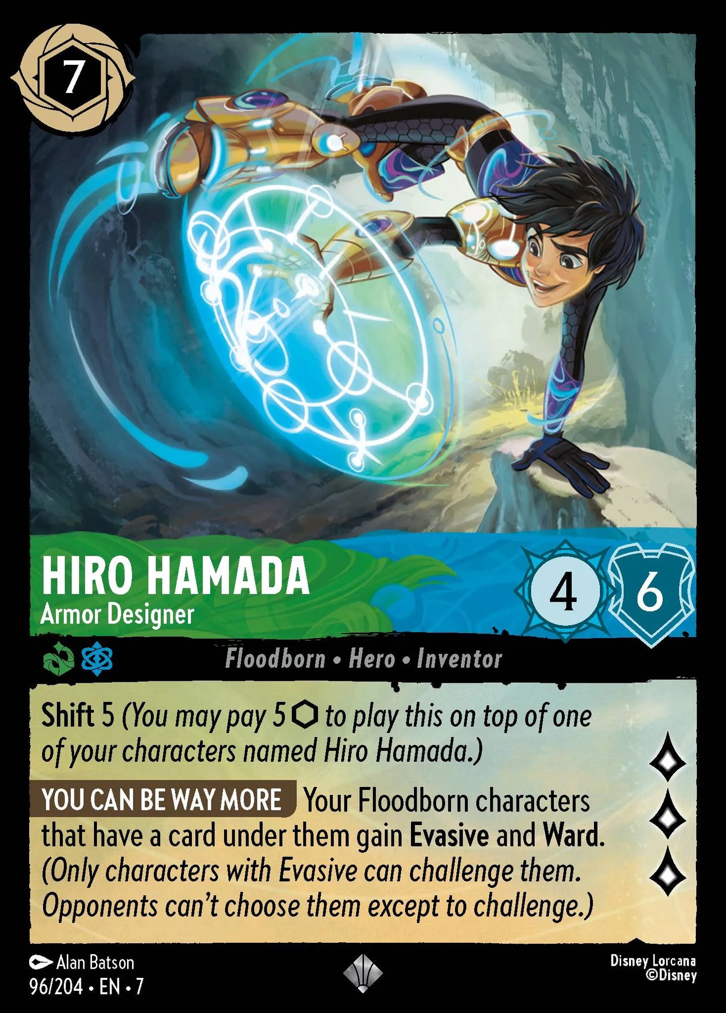 Hiro Hamada - Armor Designer | Archazia's Island #96 (Near Mint) | Disney Lorcana Single Australia (Near Mint)