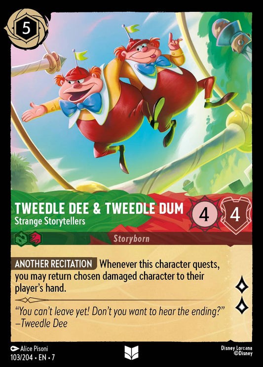 Tweedledee & Tweedledum - Strange Storytellers | Archazia's Island #103 (Near Mint Foil) | Disney Lorcana Single Australia (Near Mint)
