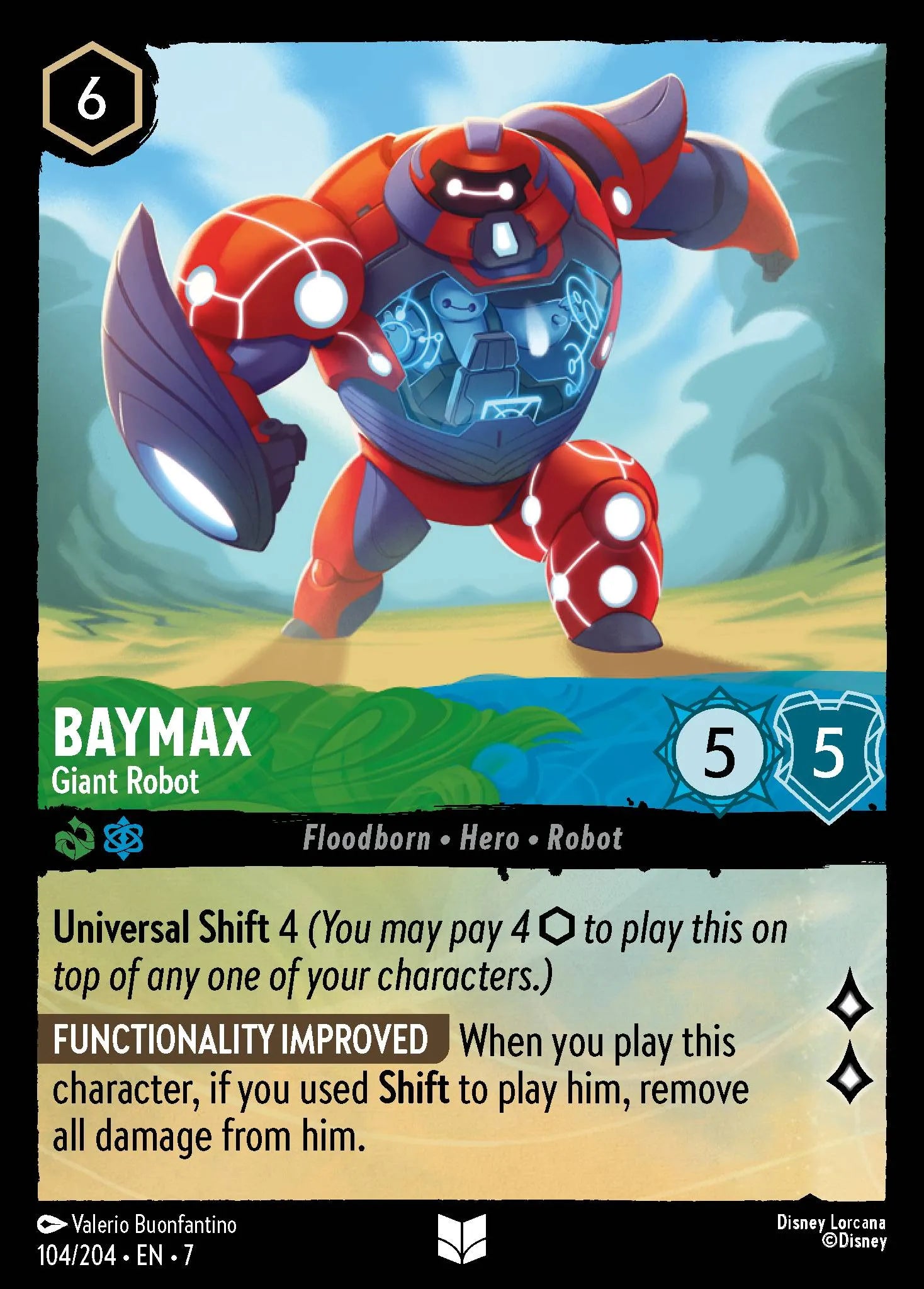 Baymax - Giant Robot | Archazia's Island #104 (Near Mint) | Disney Lorcana Single Australia (Near Mint)