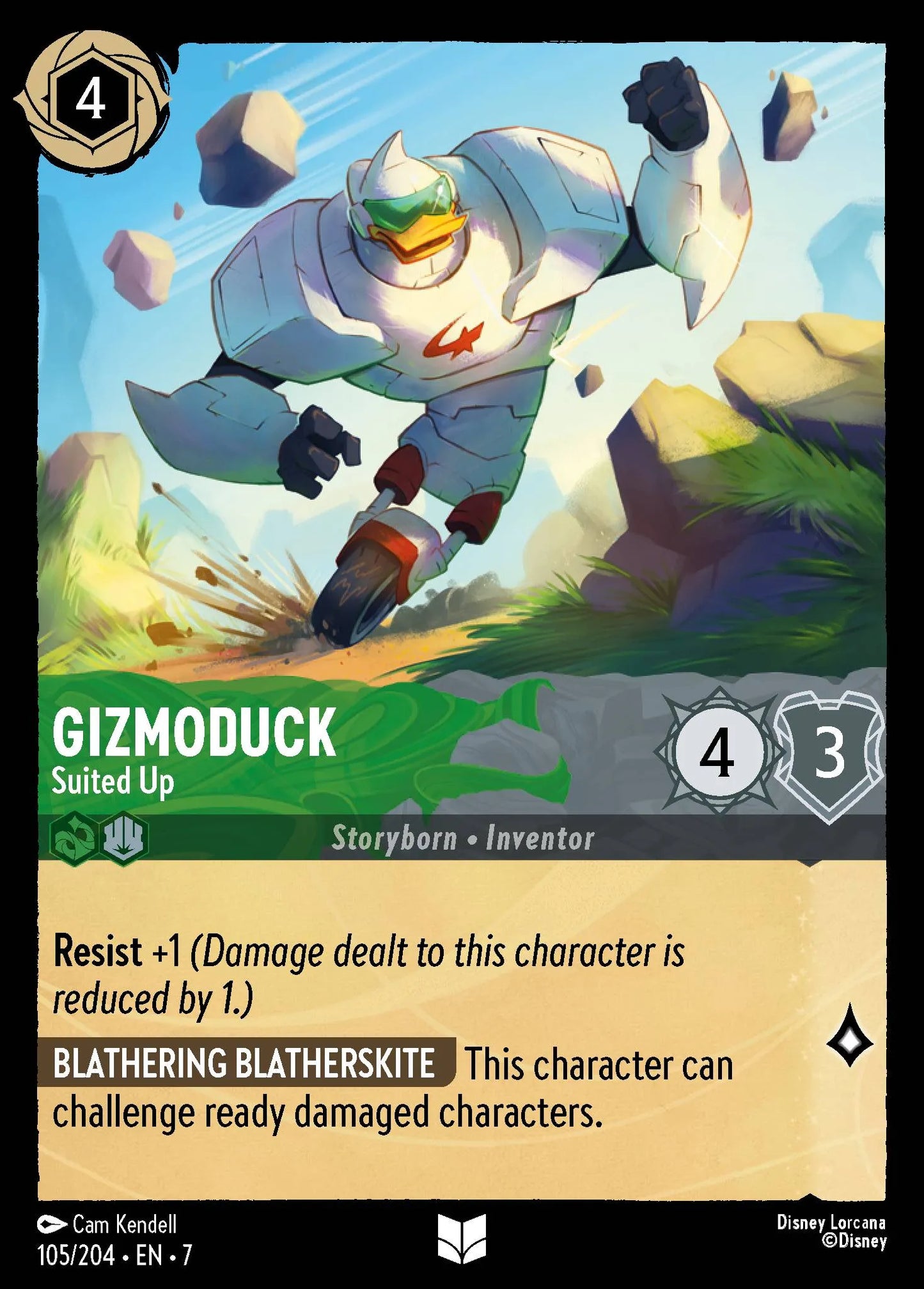 Gizmoduck - Suited Up | Archazia's Island #105 (Near Mint Foil) | Disney Lorcana Single Australia (Near Mint)