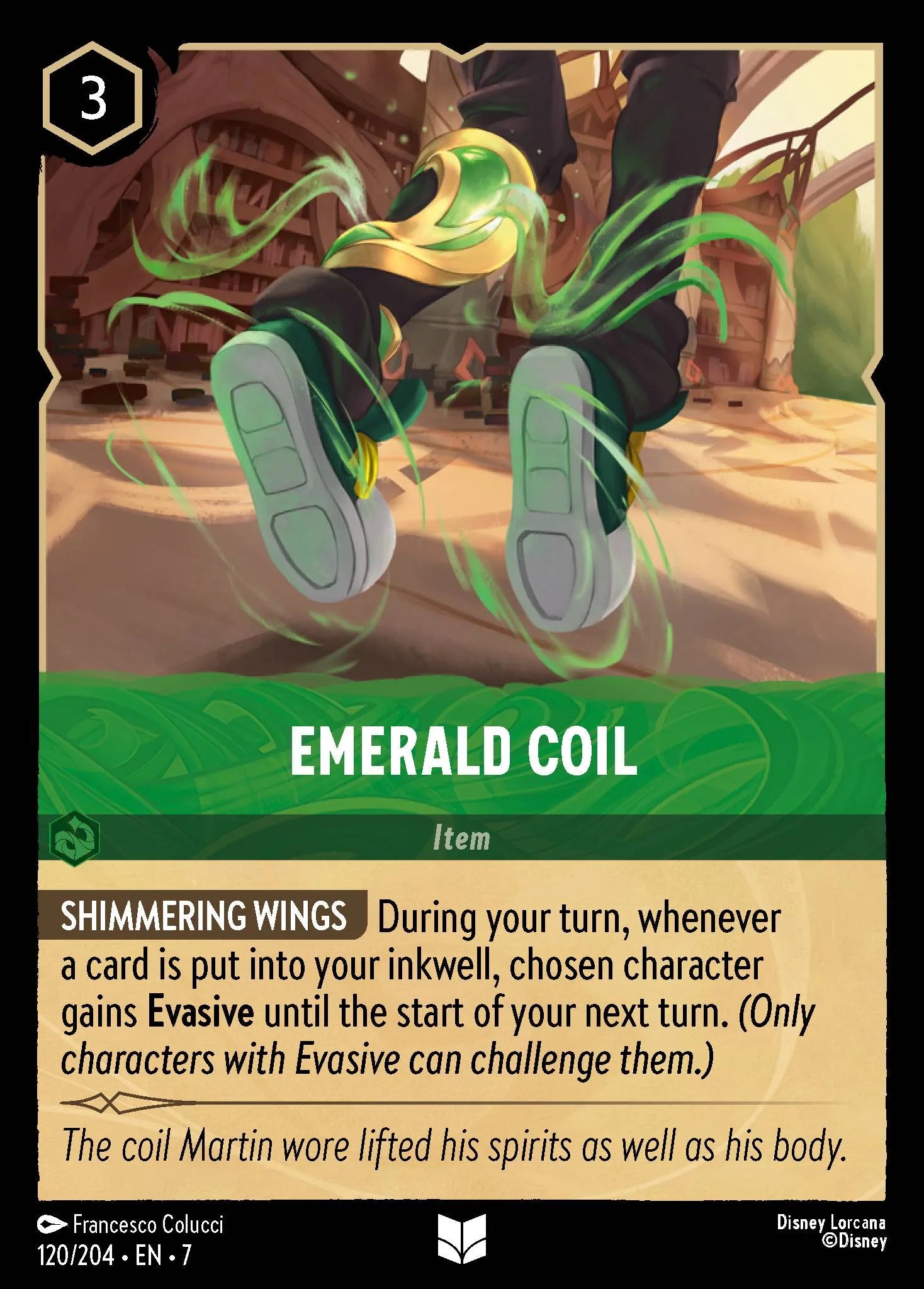 Emerald Coil | Archazia's Island #120 (Near Mint Foil) | Disney Lorcana Single Australia (Near Mint)