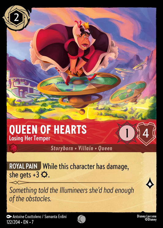 Queen of Hearts - Losing Her Temper | Archazia's Island #122 (Near Mint Foil) | Disney Lorcana Single Australia (Near Mint)