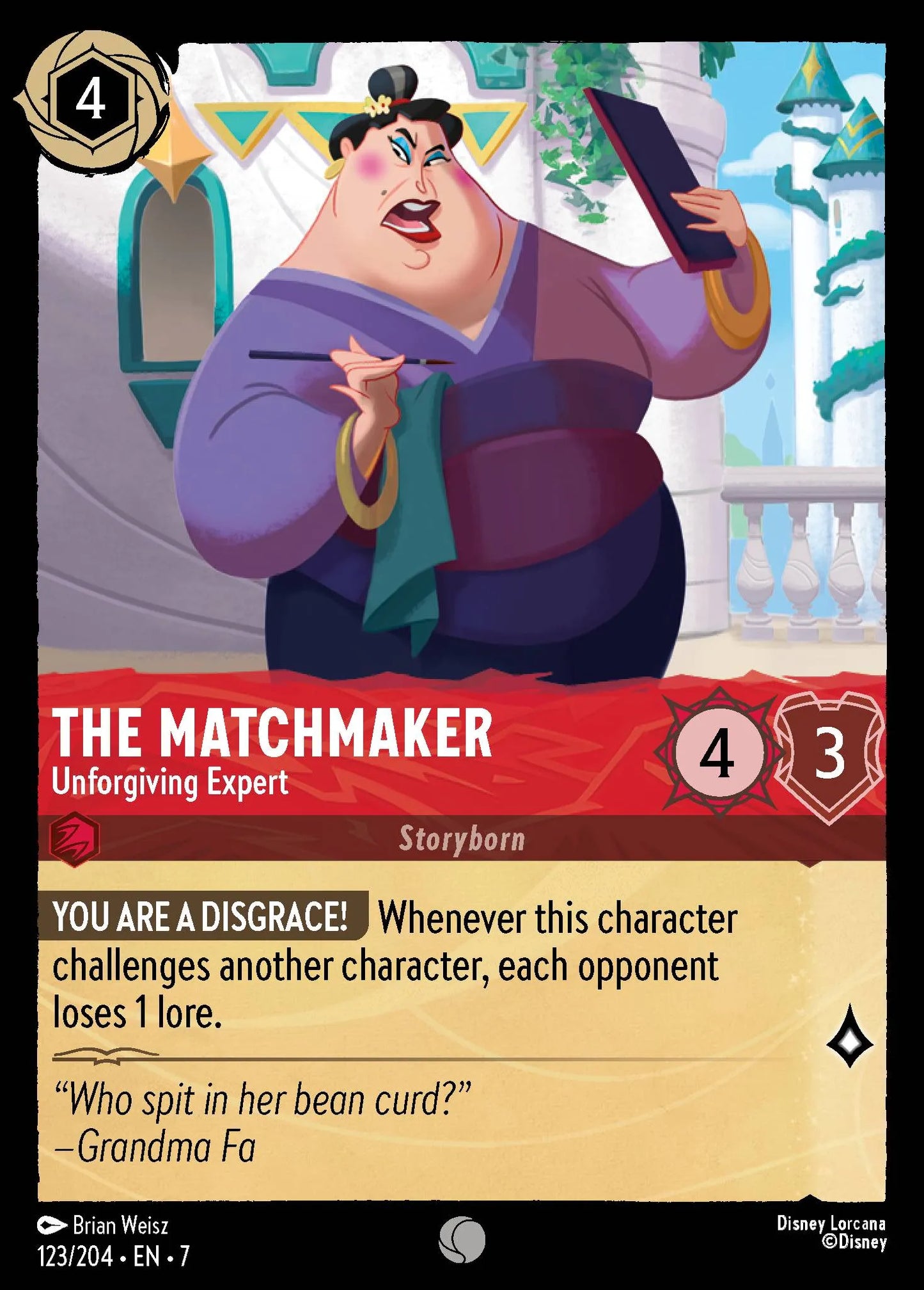 The Matchmaker - Unforgiving Expert | Archazia's Island #123 (Near Mint Foil) | Disney Lorcana Single Australia (Near Mint)