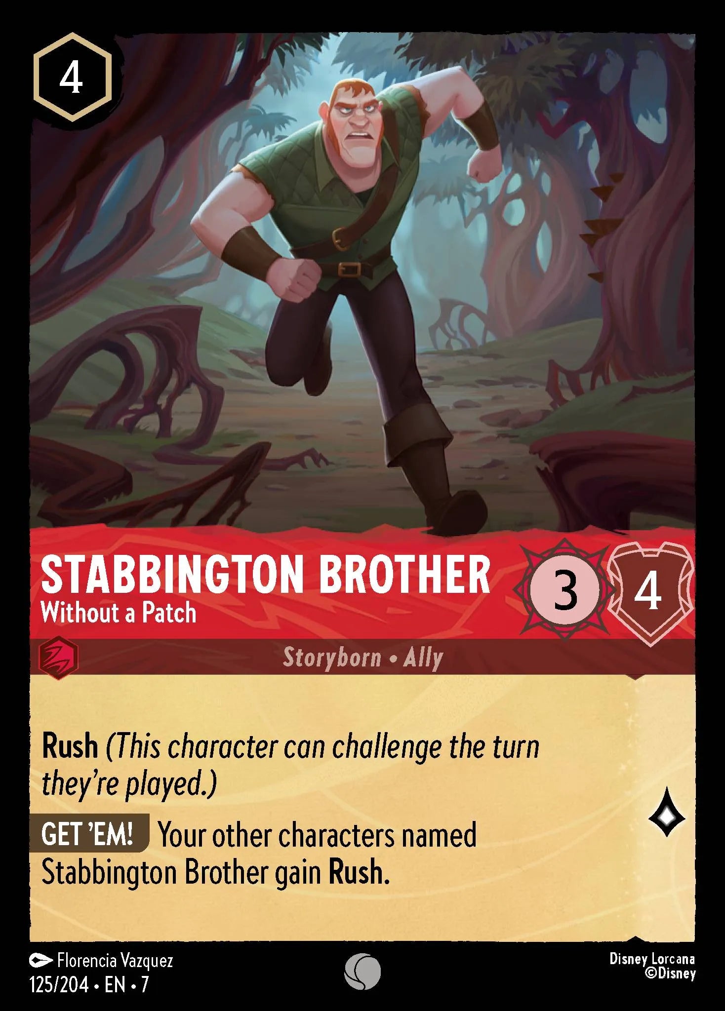 Stabbington Brother - Without a Patch | Archazia's Island #125 (Near Mint) | Disney Lorcana Single Australia (Near Mint)