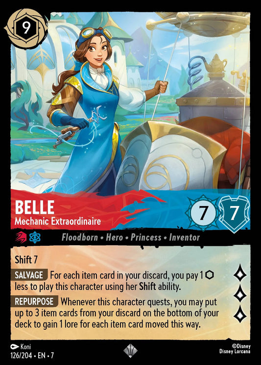 Belle - Mechanic Extraordinaire | Archazia's Island #126 (Near Mint Foil) | Disney Lorcana Single Australia (Near Mint)