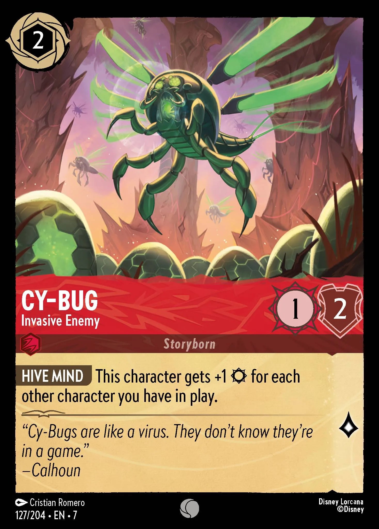 Cy-Bug - Invasive Enemy | Archazia's Island #127 (Near Mint Foil) | Disney Lorcana Single Australia (Near Mint)