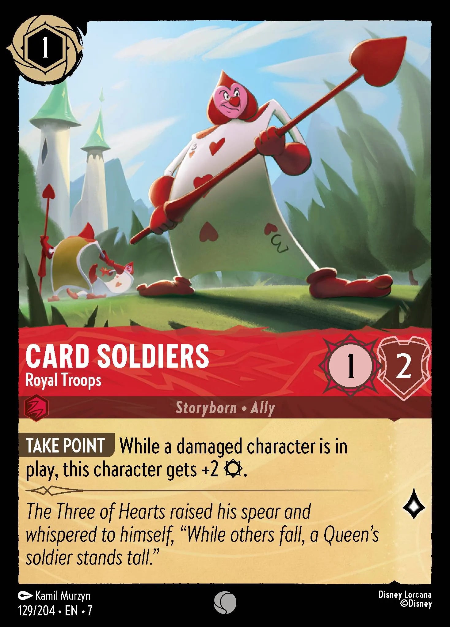 Card Soldiers - Royal Troops | Archazia's Island #129 (Near Mint) | Disney Lorcana Single Australia (Near Mint)