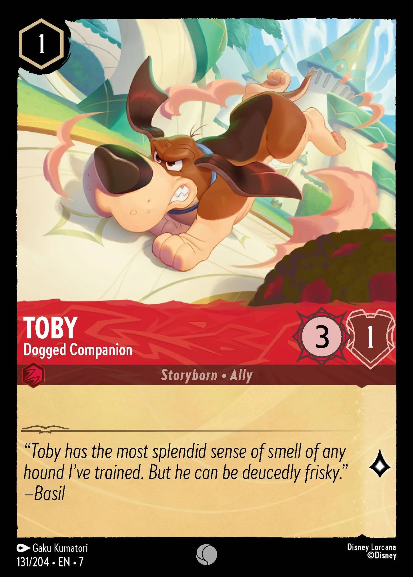 Toby - Dogged Companion | Archazia's Island #131 (Near Mint) | Disney Lorcana Single Australia (Near Mint)