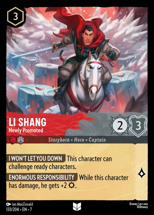 Li Shang - Newly Promoted | Archazia's Island #133 (Near Mint) | Disney Lorcana Single Australia (Near Mint)