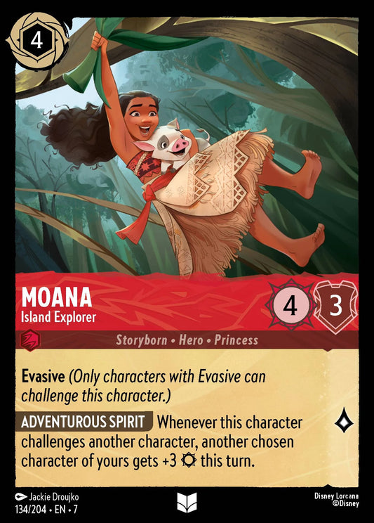 Moana - Island Explorer | Archazia's Island #134 (Near Mint Foil) | Disney Lorcana Single Australia (Near Mint)