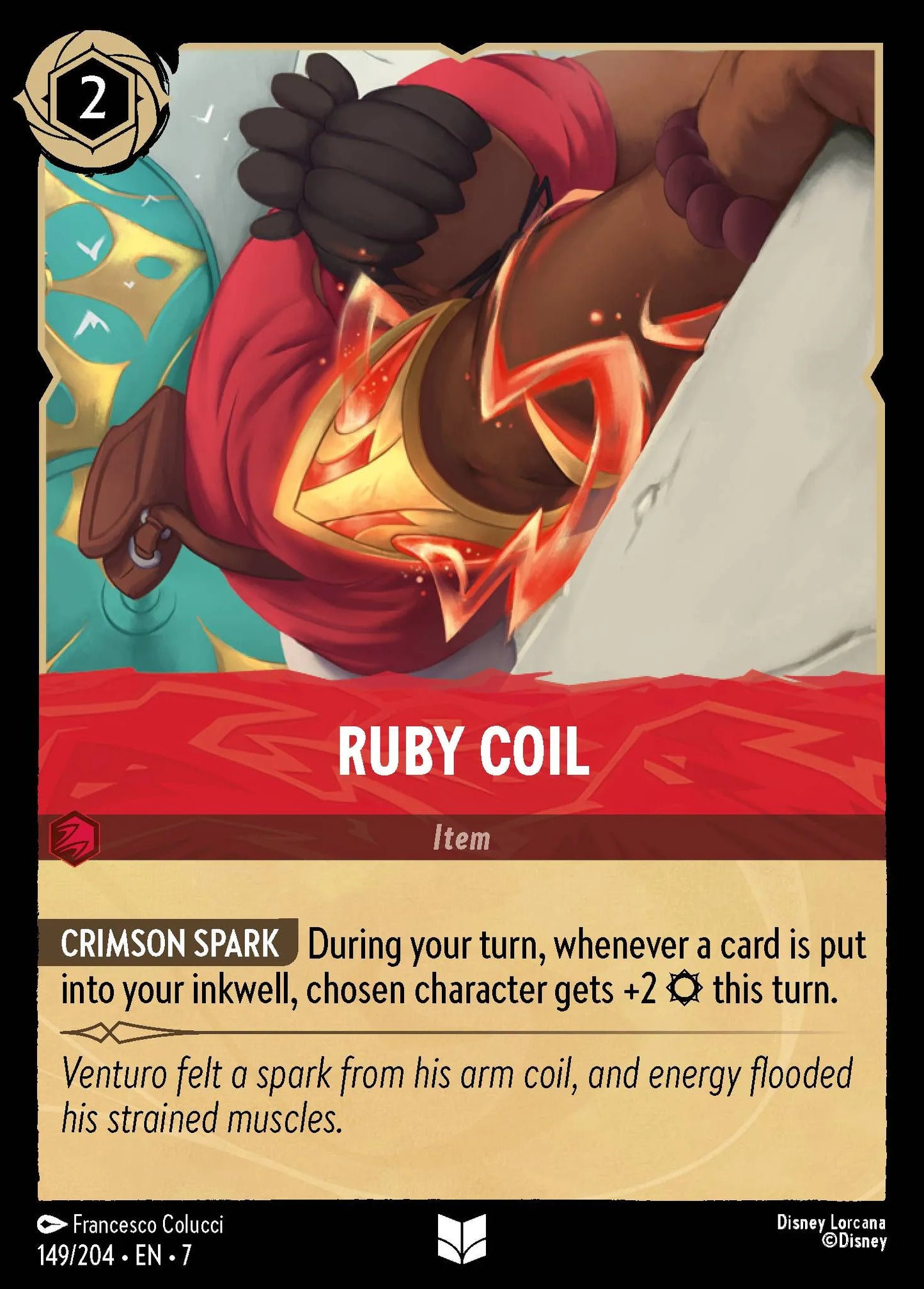 Ruby Coil | Archazia's Island #149 (Near Mint Foil) | Disney Lorcana Single Australia (Near Mint)