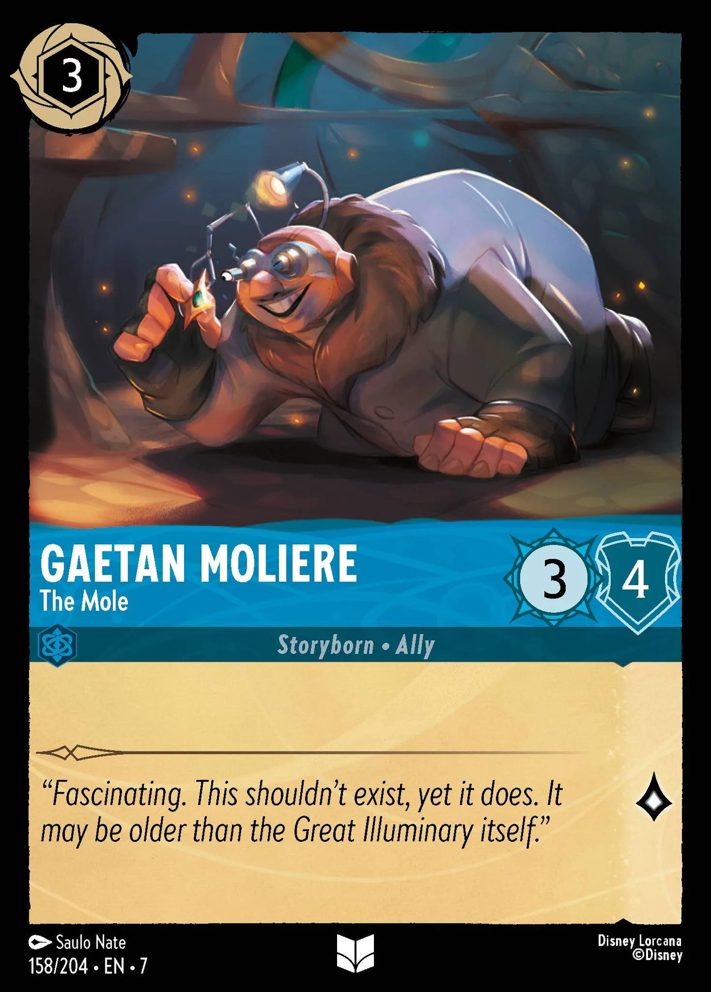 Gaetan Moliere - The Mole | Archazia's Island #158 (Near Mint) | Disney Lorcana Single Australia (Near Mint)