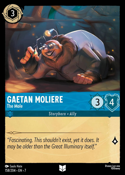 Gaetan Moliere - The Mole | Archazia's Island #158 (Near Mint) | Disney Lorcana Single Australia (Near Mint)