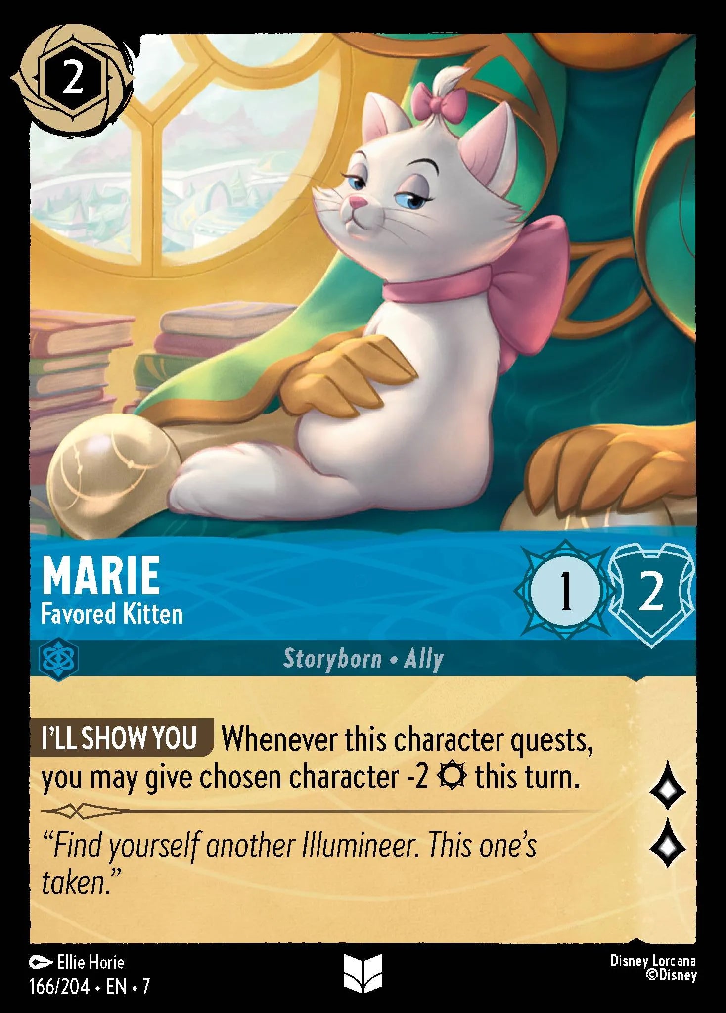 Marie - Favored Kitten | Archazia's Island #166 (Near Mint Foil) | Disney Lorcana Single Australia (Near Mint)