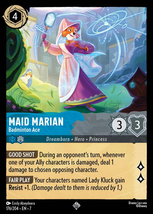 Maid Marian - Badminton Ace | Archazia's Island #176 (Near Mint Foil) | Disney Lorcana Single Australia (Near Mint)