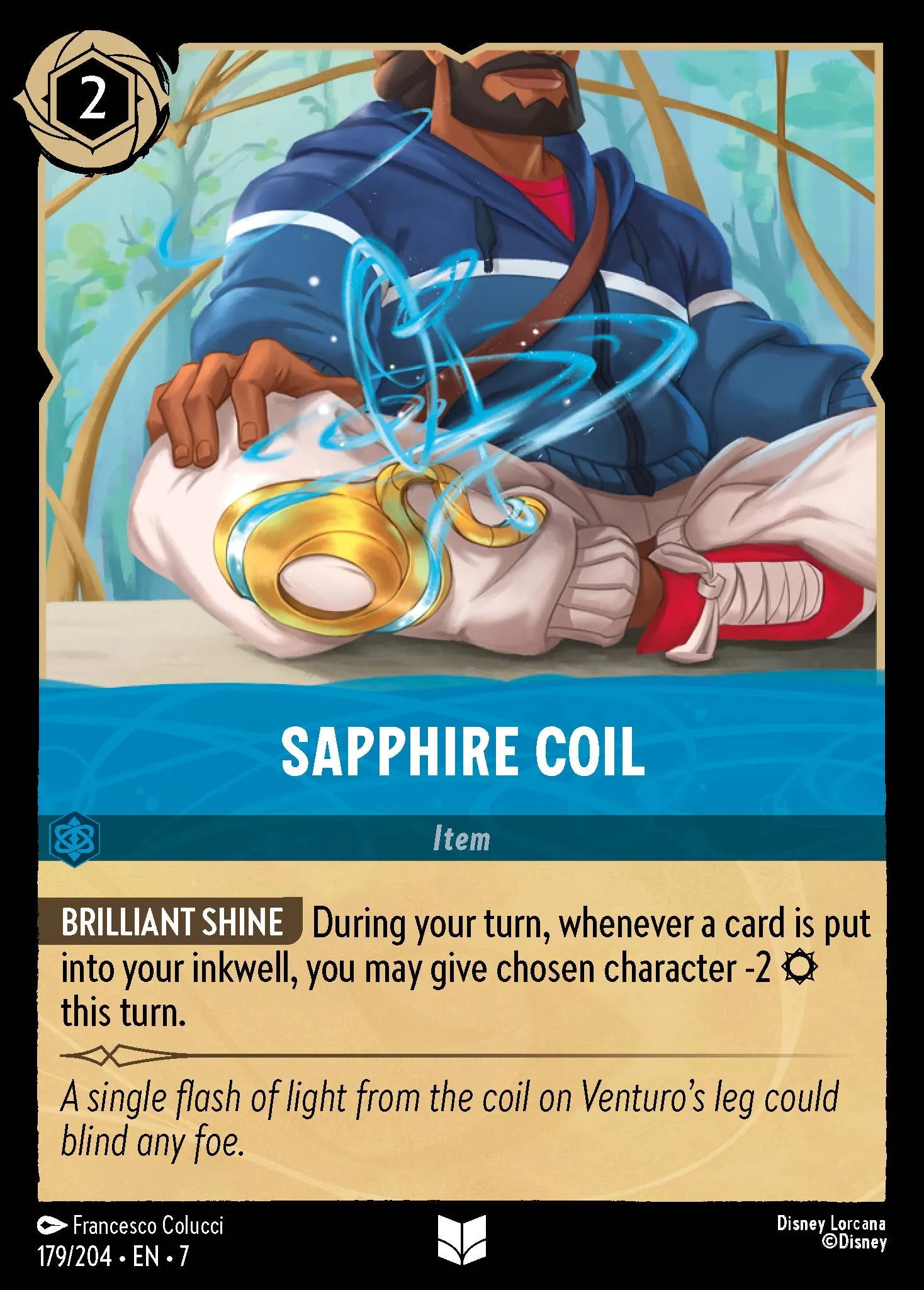 Sapphire Coil | Archazia's Island #179 (Near Mint) | Disney Lorcana Single Australia (Near Mint)