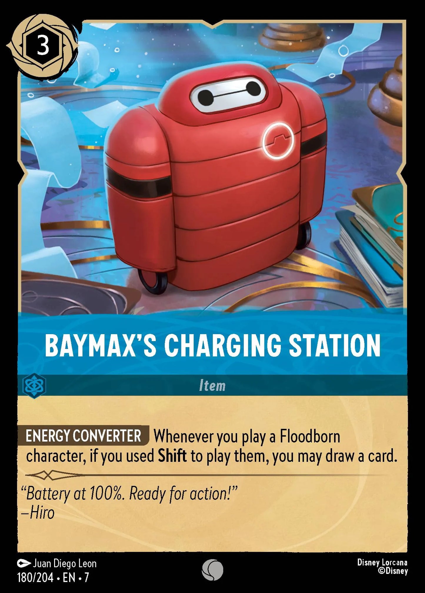 Baymax's Charging Station | Archazia's Island #180 (Near Mint) | Disney Lorcana Single Australia (Near Mint)