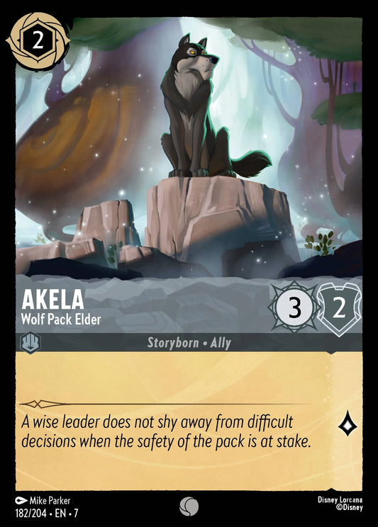 Akela - Wolf Pack Elder | Archazia's Island #182 (Near Mint) | Disney Lorcana Single Australia (Near Mint)