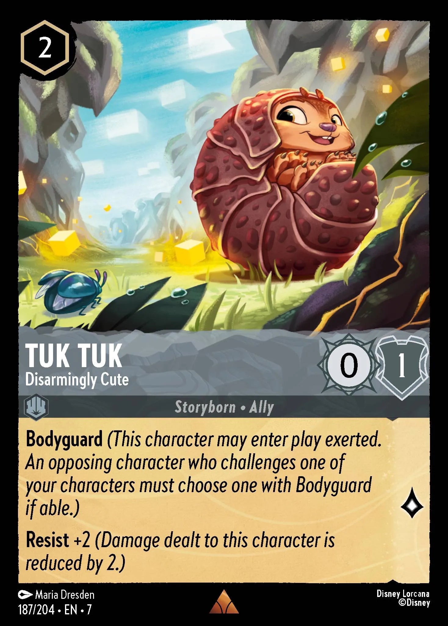 Tuk Tuk - Disarmingly Cute | Archazia's Island #187 (Near Mint) | Disney Lorcana Single Australia (Near Mint)