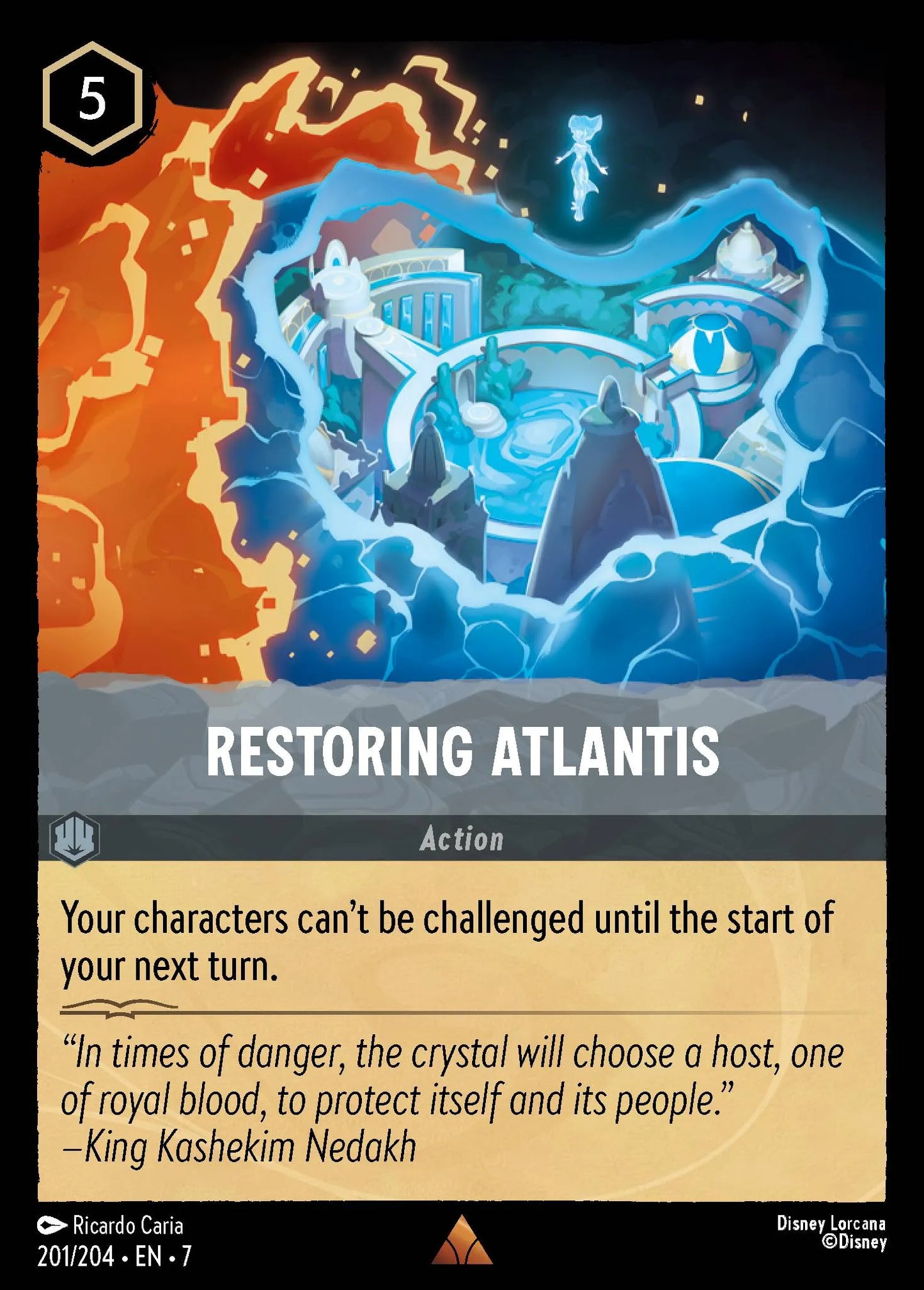 Restoring Atlantis | Archazia's Island #201 (Near Mint) | Disney Lorcana Single Australia (Near Mint)
