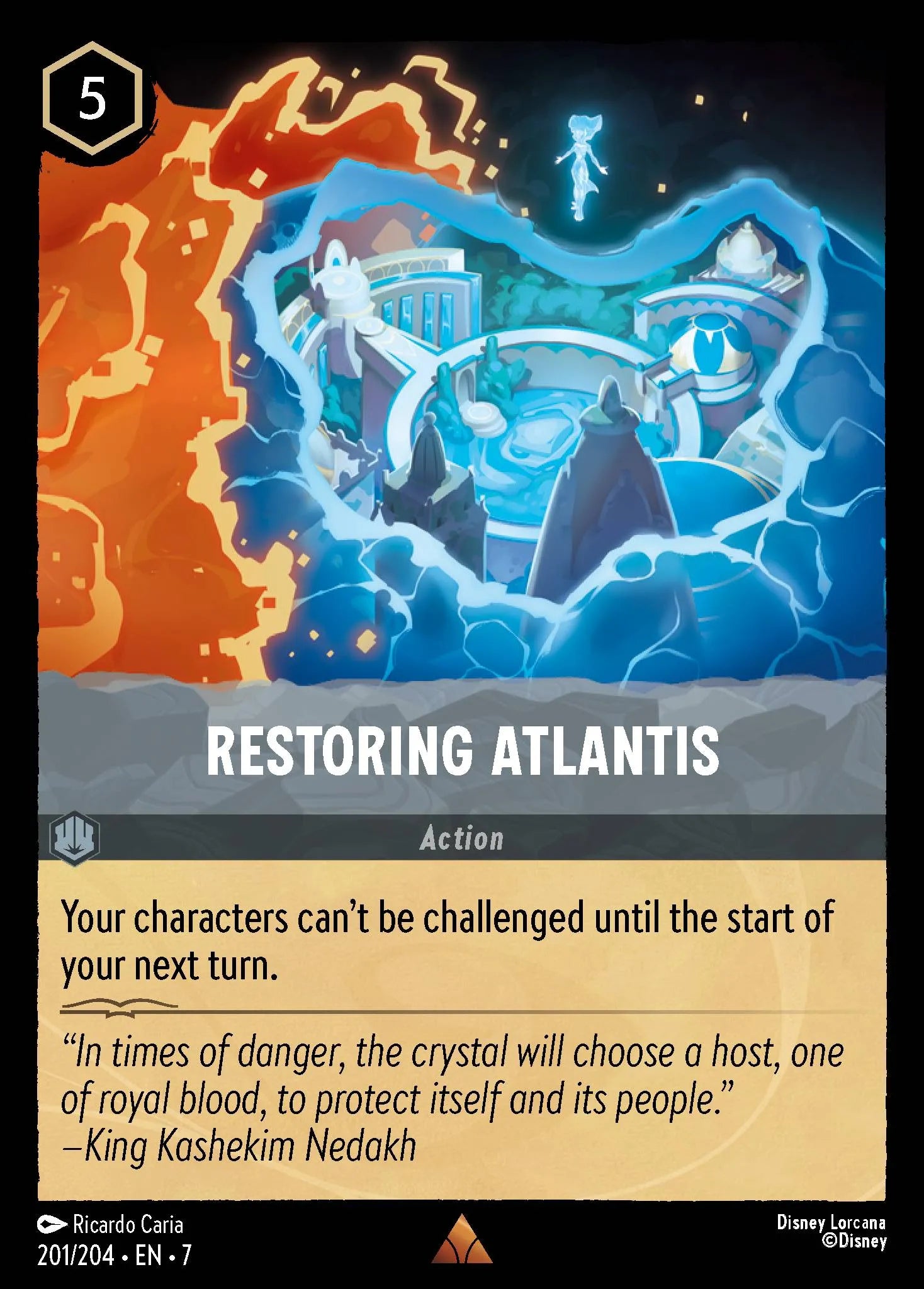 Restoring Atlantis | Archazia's Island #201 (Near Mint) | Disney Lorcana Single Australia (Near Mint)