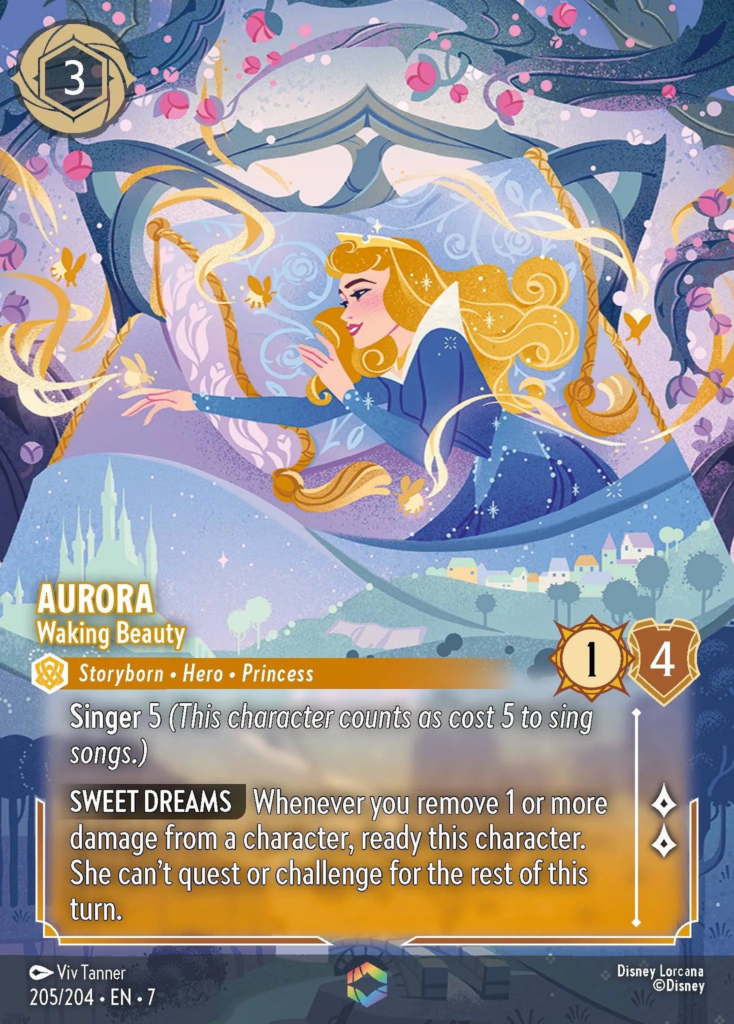 Aurora - Waking Beauty | Archazia's Island #205 (Near Mint) | Disney Lorcana Single Australia (Near Mint)